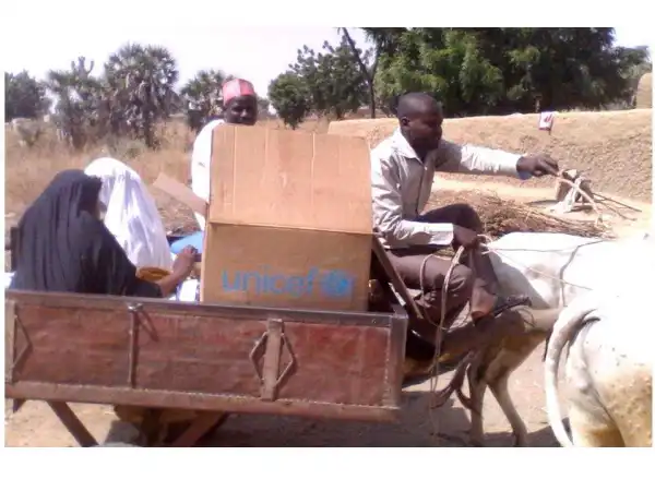 UNICEF Transports Supplies To Community In Katsina By Using A 